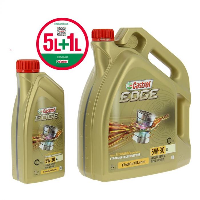 CASTROL Edge 5W30 LL 5L+1L CASTROL - ref : 15A326