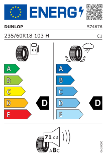 Pneu Dunlop Grandtrek Touring A/S 235/60 R 18 103 H