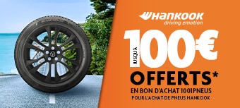 Hankook| Jusqu'à 100€ offerts* 