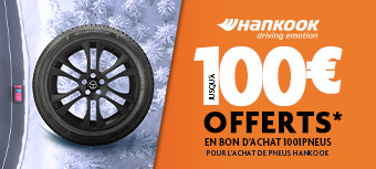 HANKOOK | Jusqu'à 100€ offerts* 