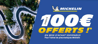MICHELIN | Jusqu'à 100€ offerts* 