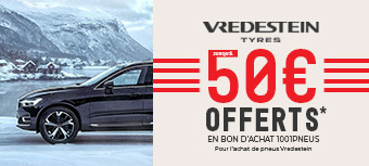 VREDESTEIN | Jusqu'à 50€ offerts*