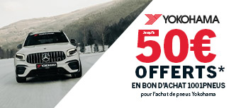 YOKOHAMA | Jusqu'à 50€ offerts*